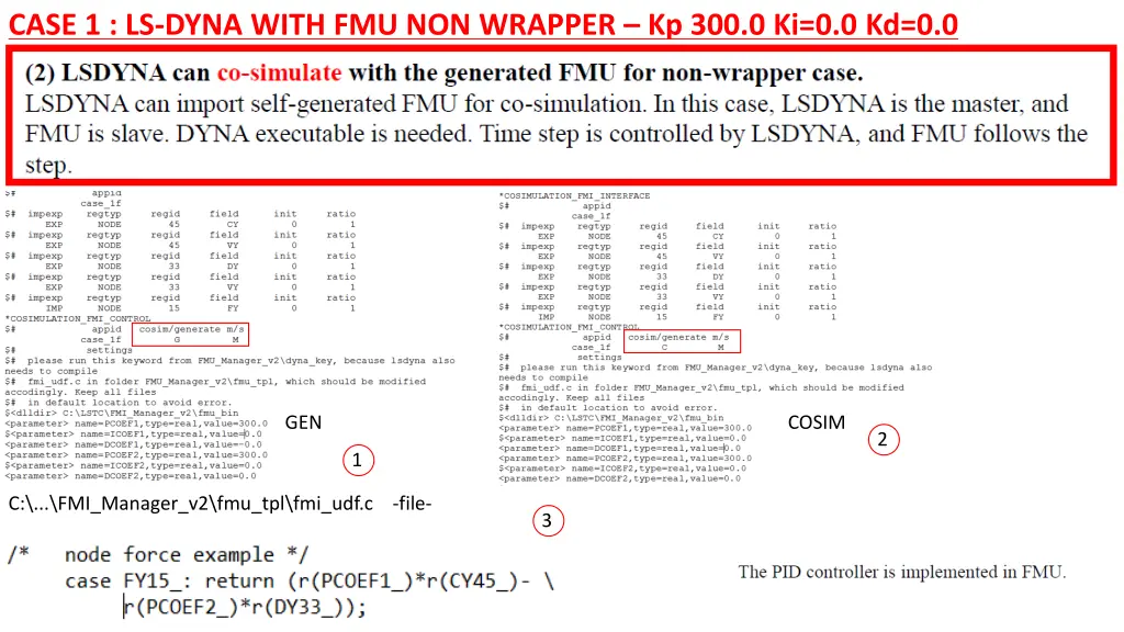 case 1 ls dyna with fmu non wrapper