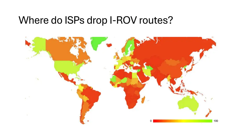 where do isps drop i rov routes