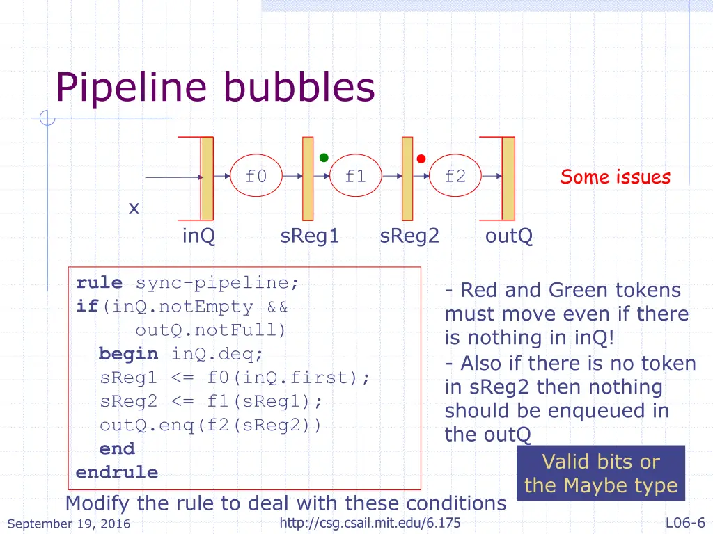 pipeline bubbles