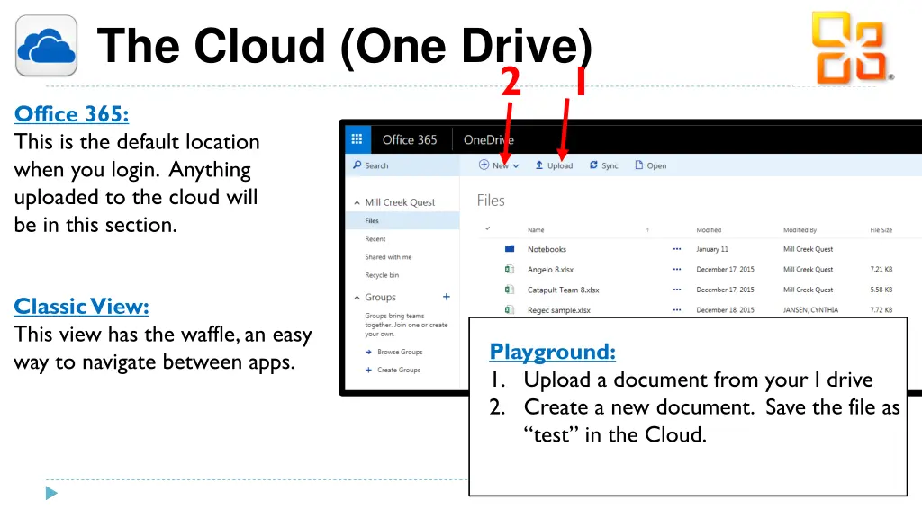 the cloud one drive
