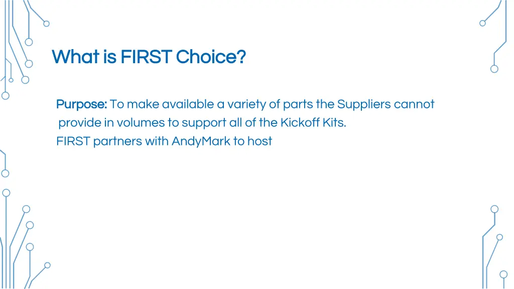 what is first choice what is first choice