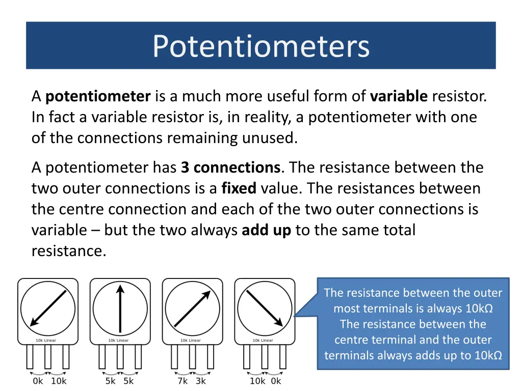 potentiometers