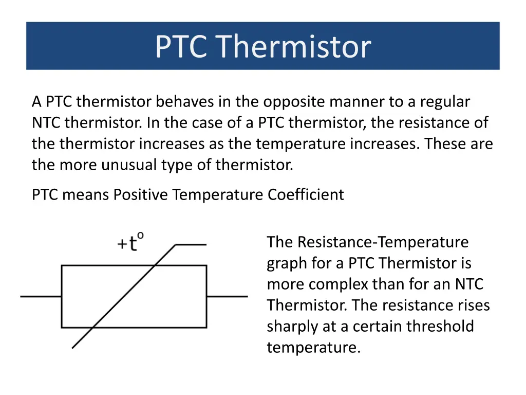 ptc thermistor