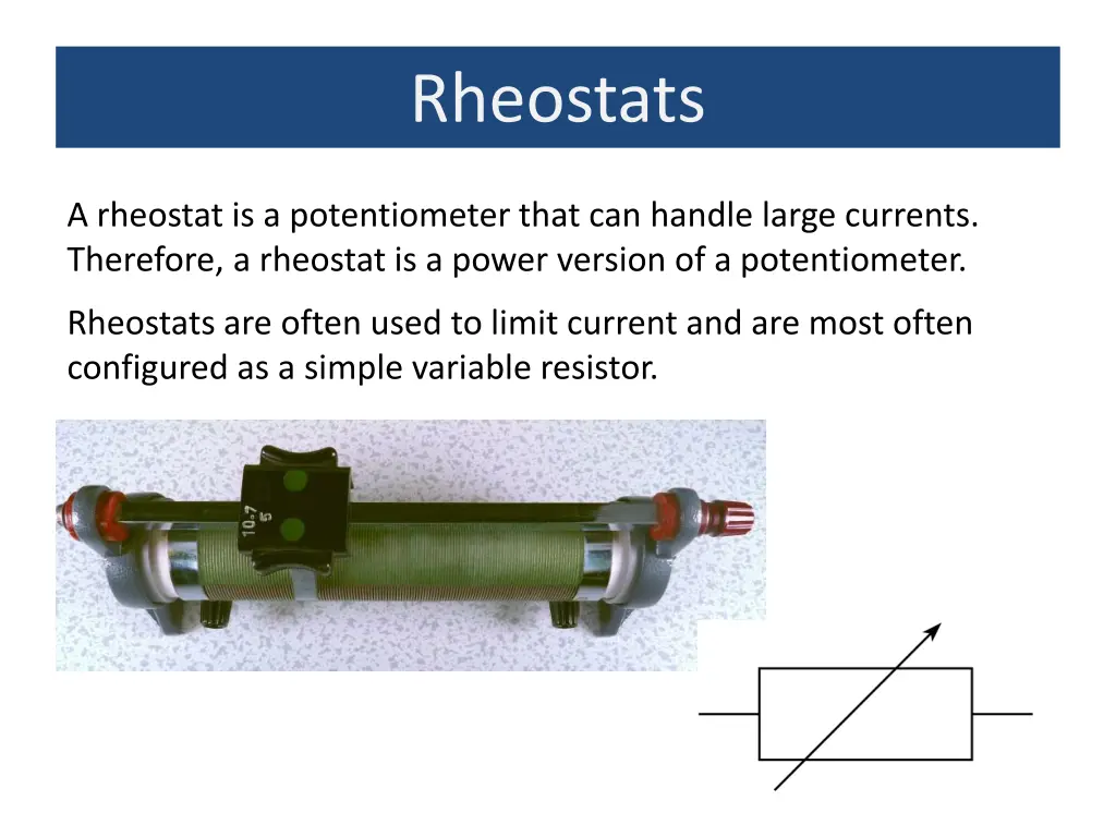 rheostats