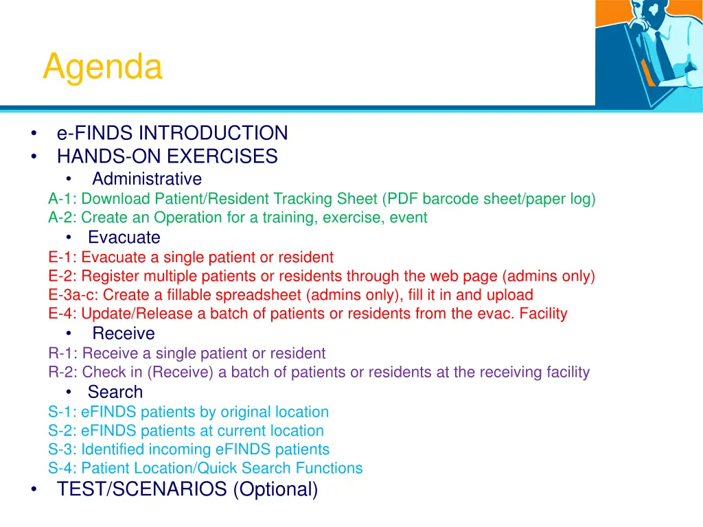agenda