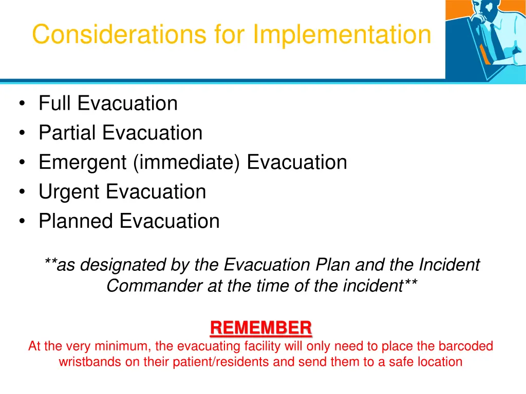 considerations for implementation