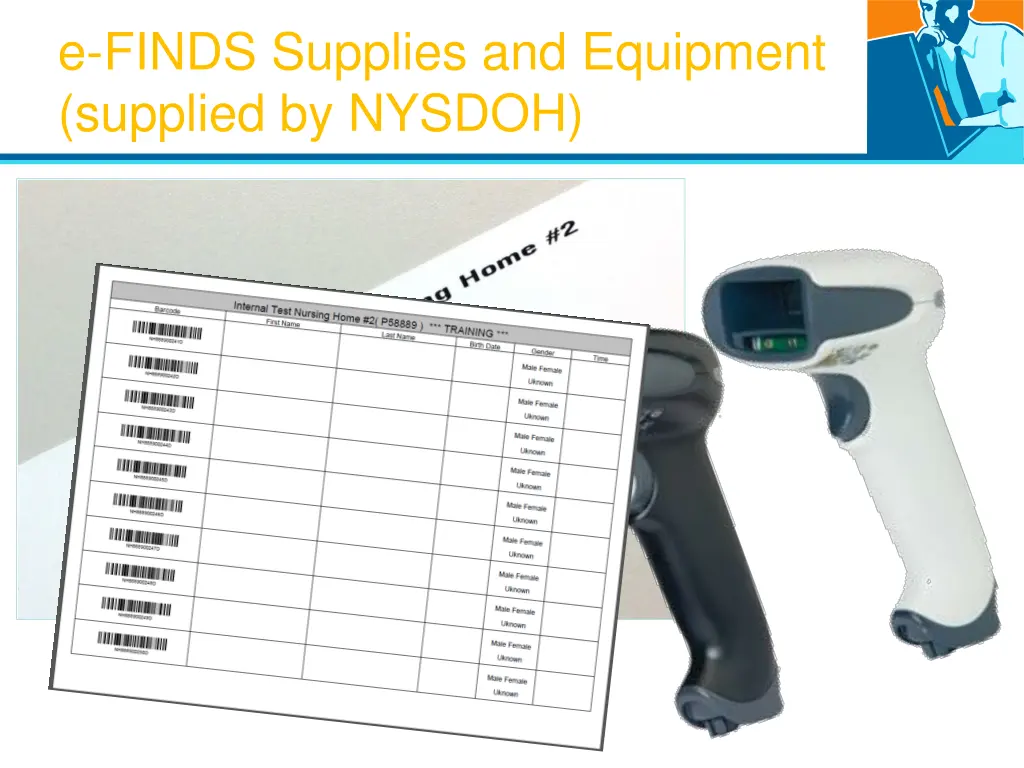 e finds supplies and equipment supplied by nysdoh