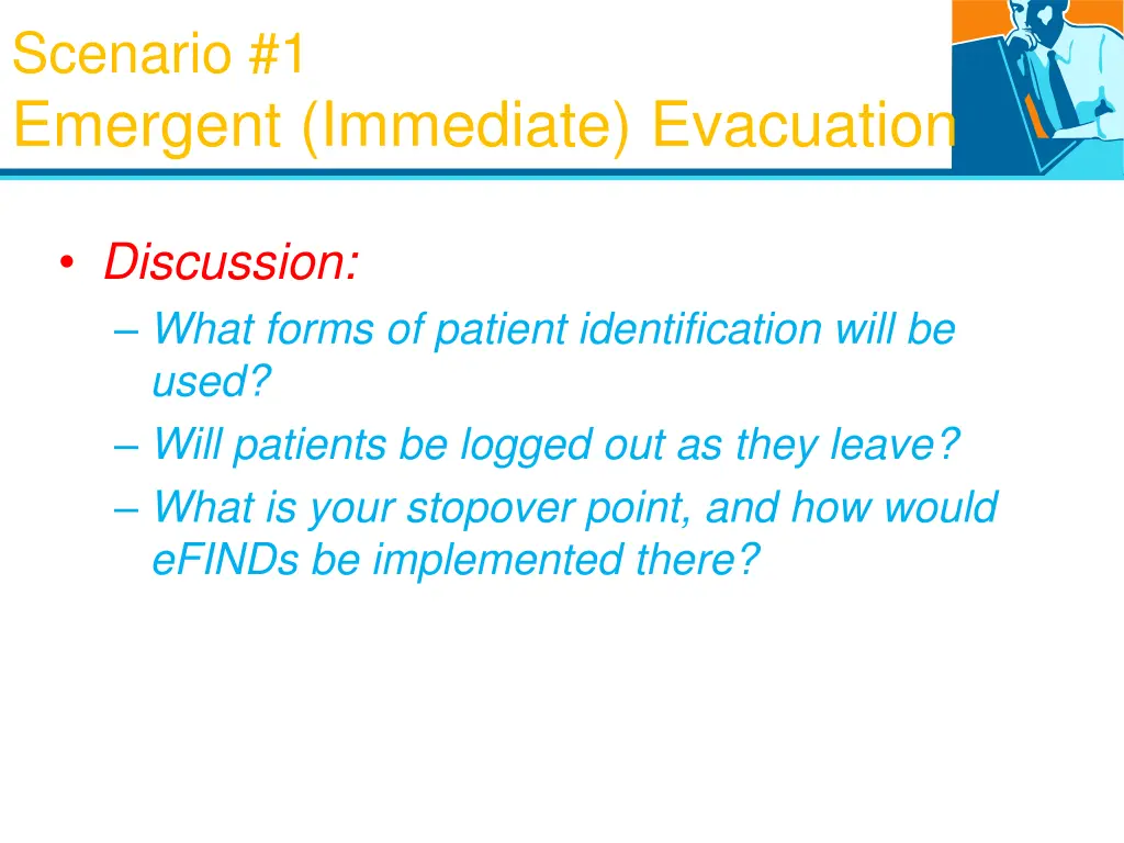 scenario 1 emergent immediate evacuation 2