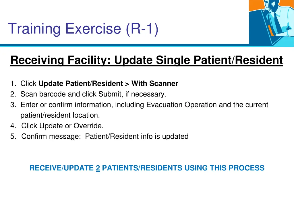 training exercise r 1