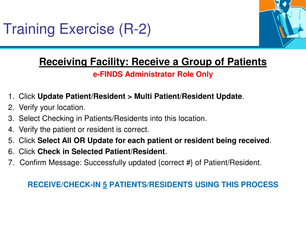 training exercise r 2