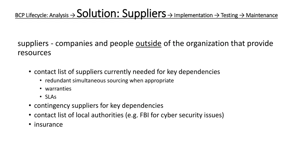 analysis solution suppliers solution suppliers