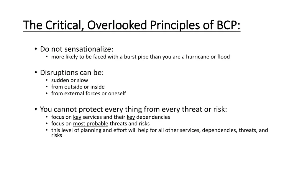 the critical overlooked principles 2