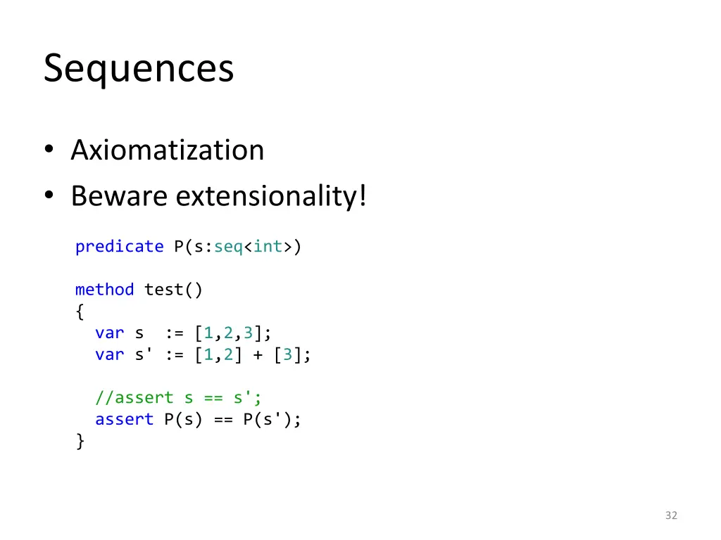 sequences