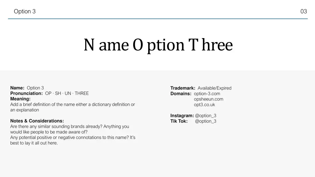 option 3