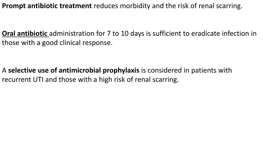prompt antibiotic treatment reduces morbidity