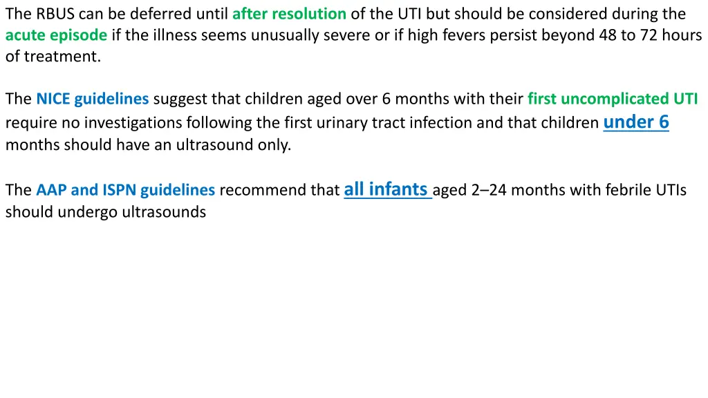 the rbus can be deferred until after resolution