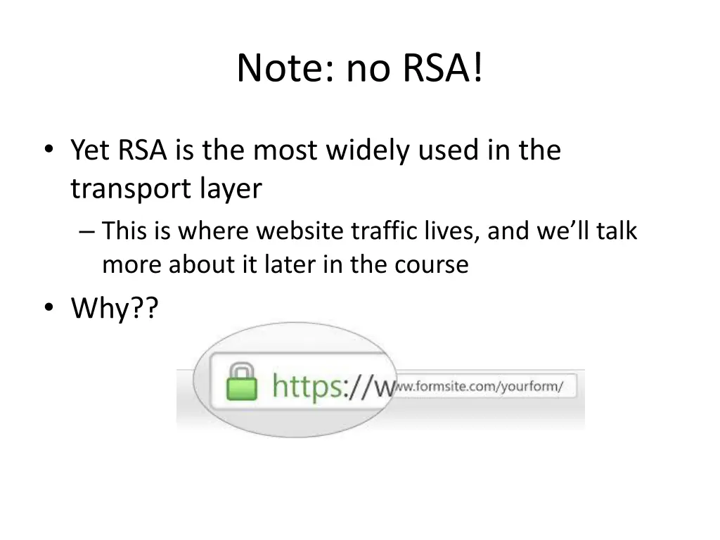 note no rsa