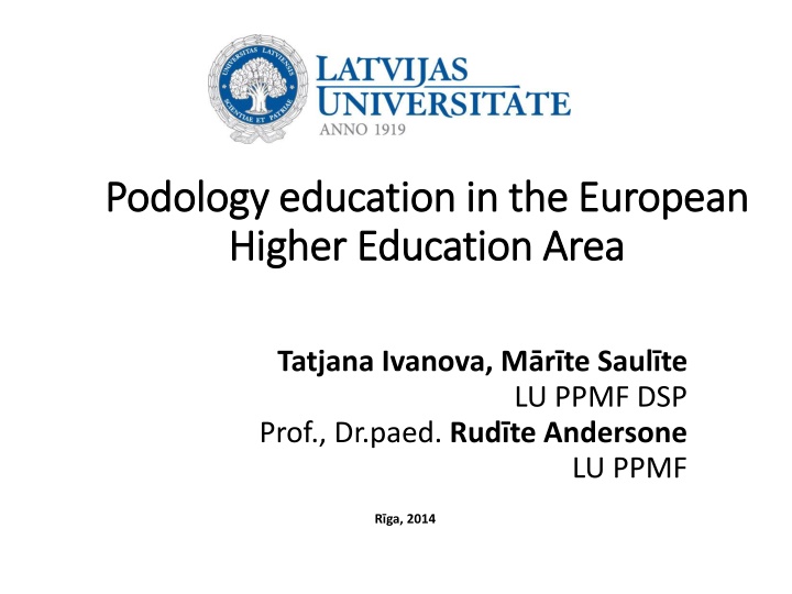 podolog podology y education in the european