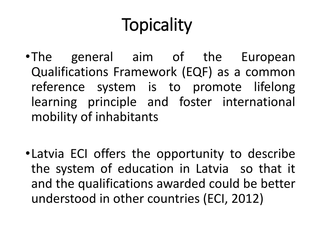 t topicality opicality