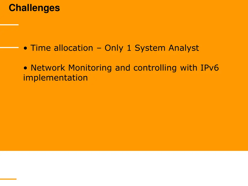 challenges