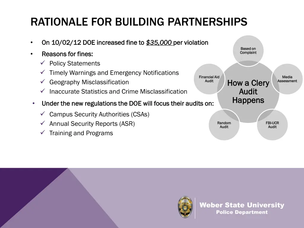 rationale for building partnerships