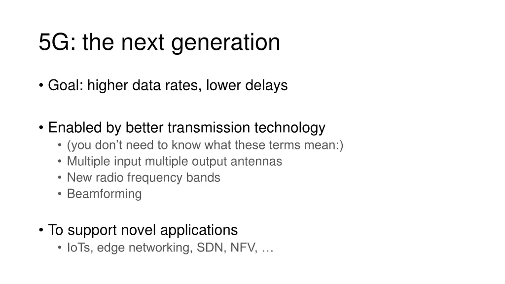 5g the next generation