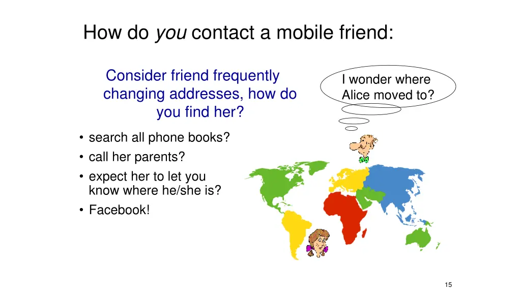 how do you contact a mobile friend
