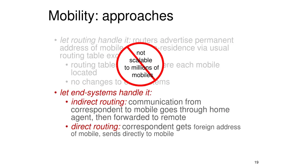 mobility approaches 1