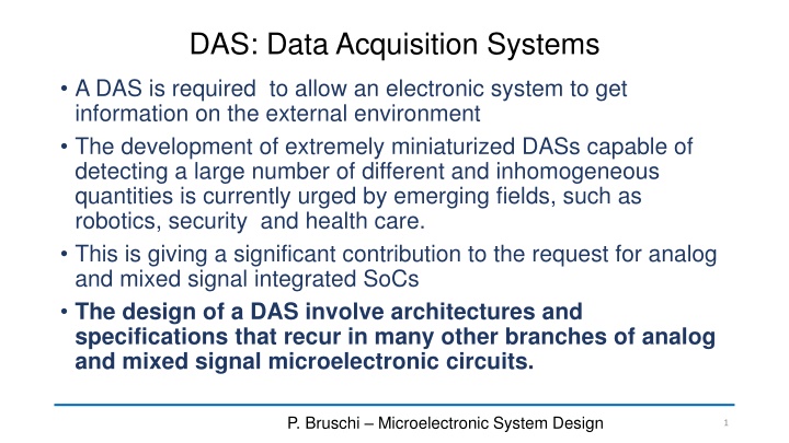 das data acquisition systems