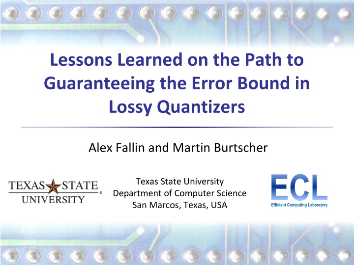 lessons learned on the path to guaranteeing