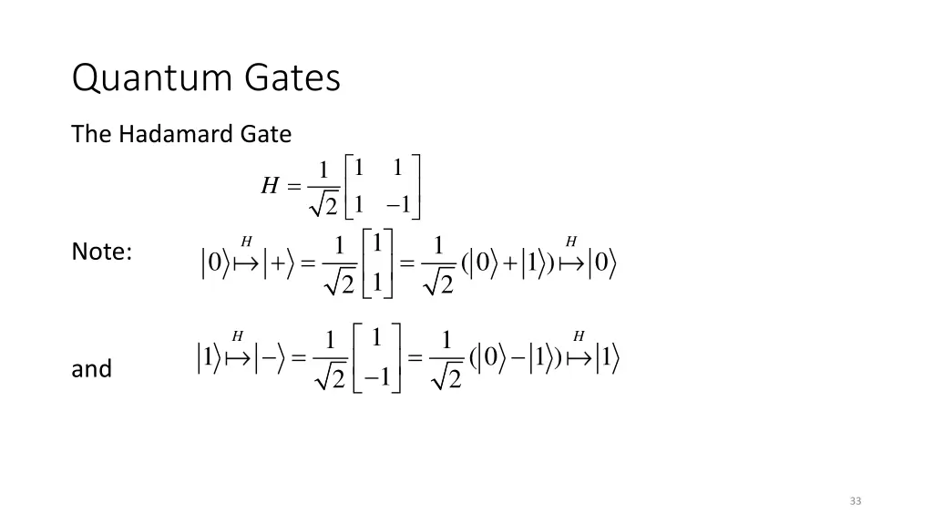 quantum gates 2