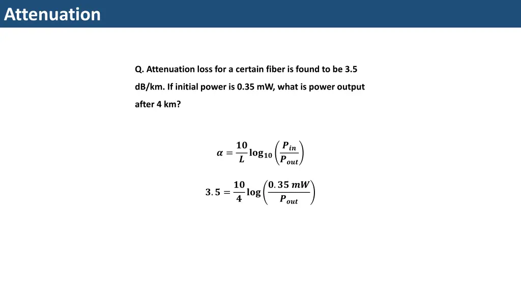 attenuation 1