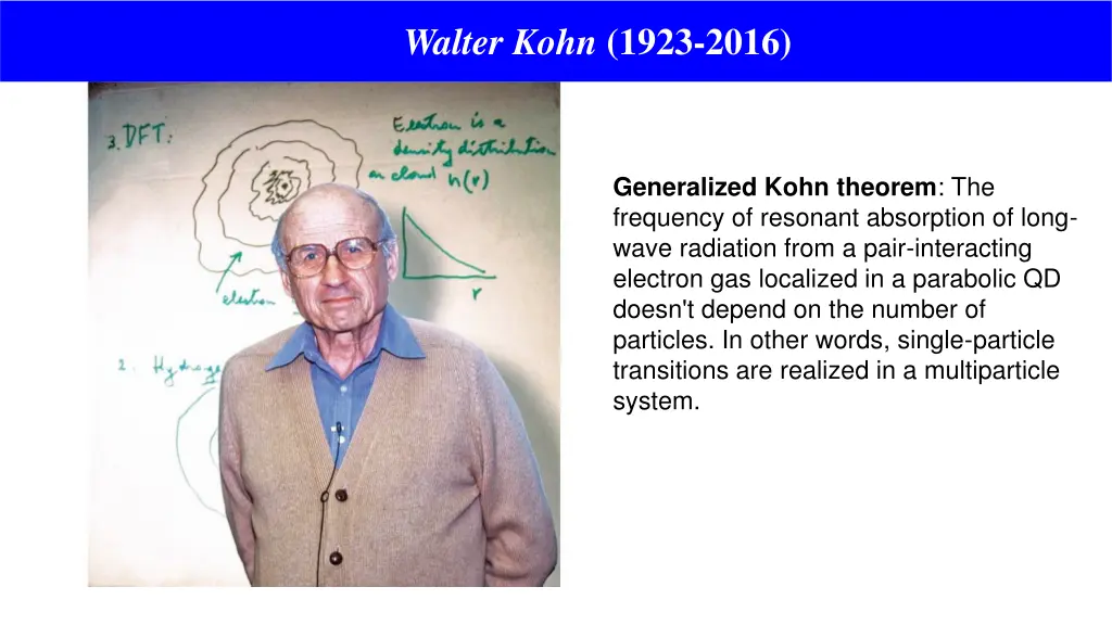 walter kohn 1923 2016