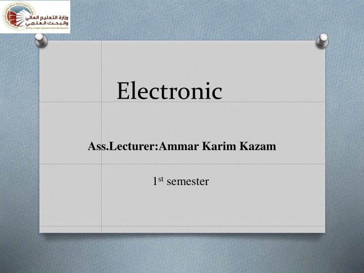electronic
