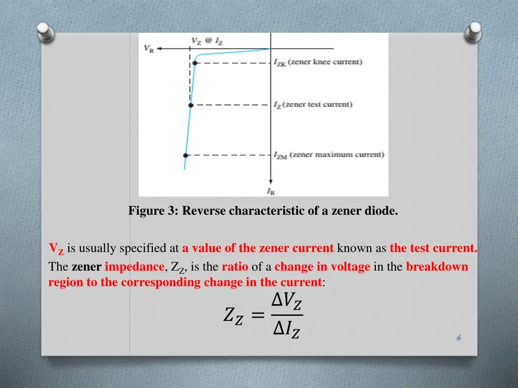 figure 3 reverse characteristic of a zener diode