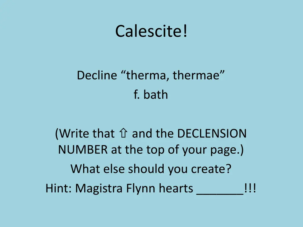 calescite 1