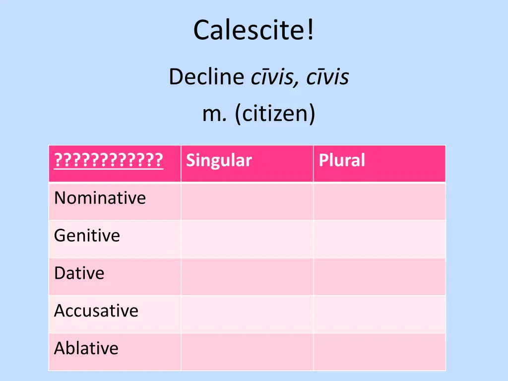 calescite 3