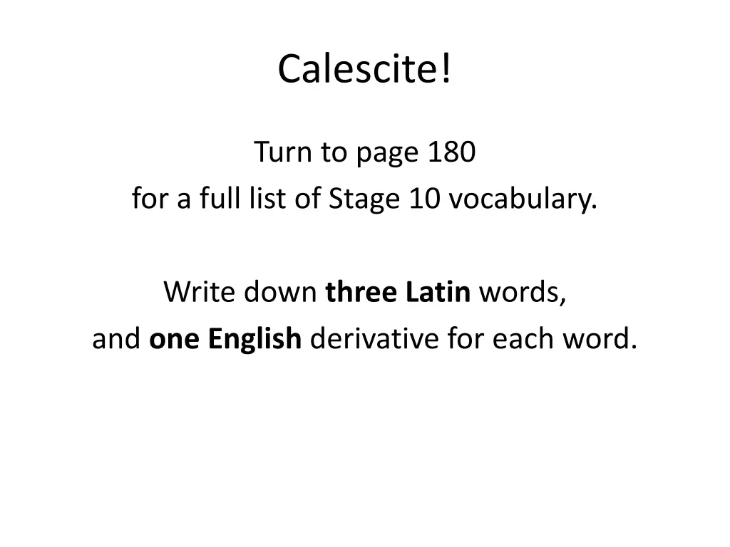 calescite 8