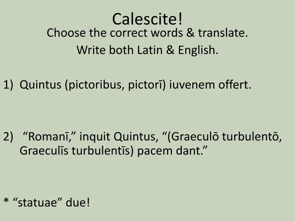 calescite 9