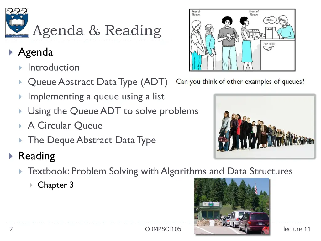 agenda reading