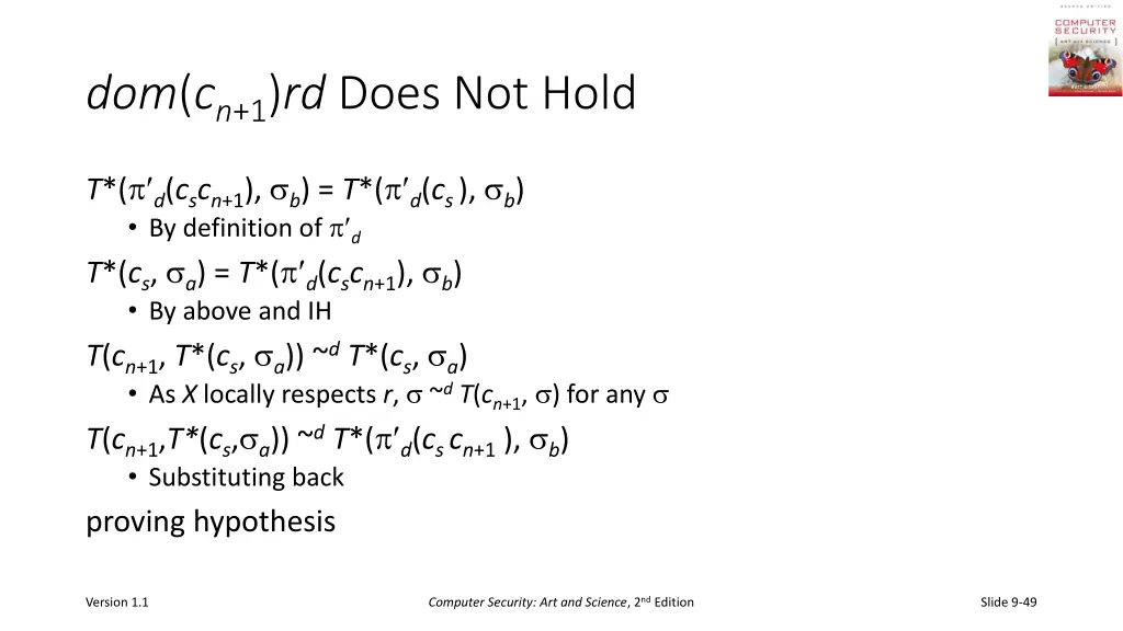 dom c n 1 rd does not hold