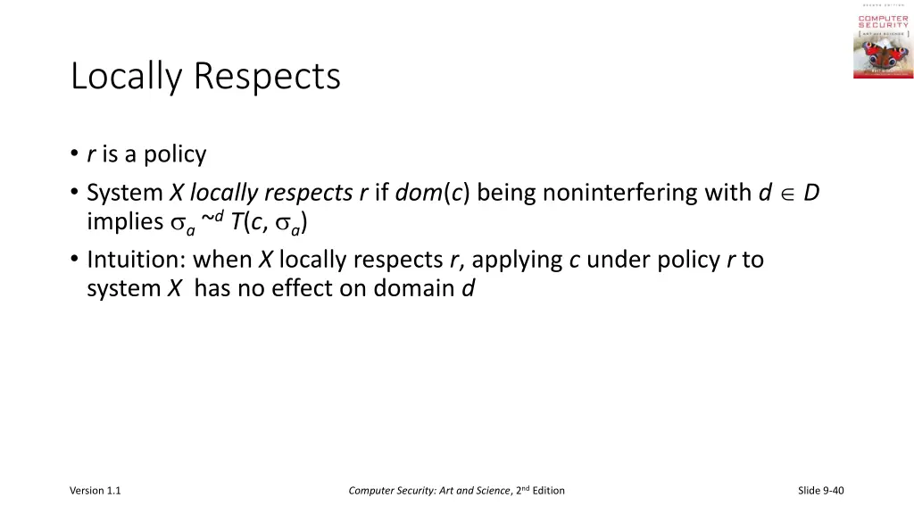 locally respects