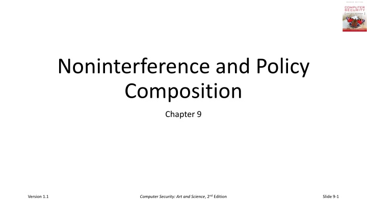noninterference and policy composition