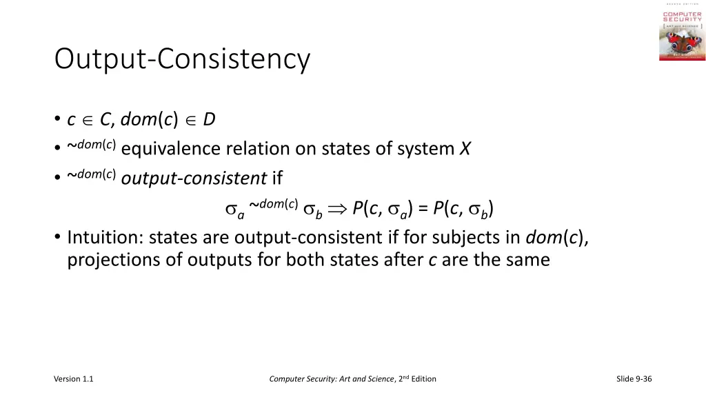 output consistency
