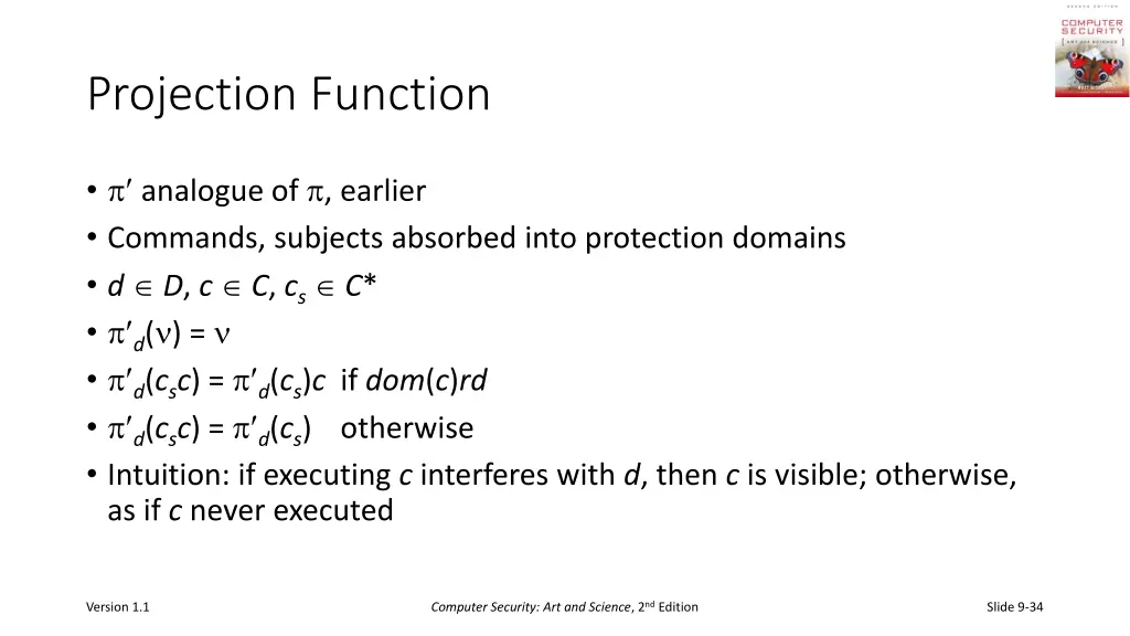 projection function