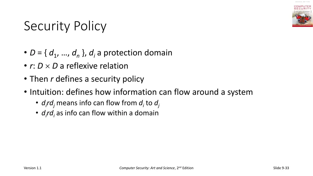 security policy 1