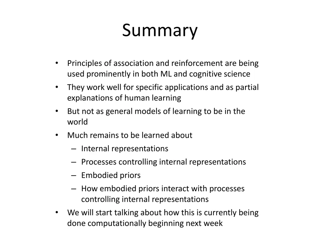 summary