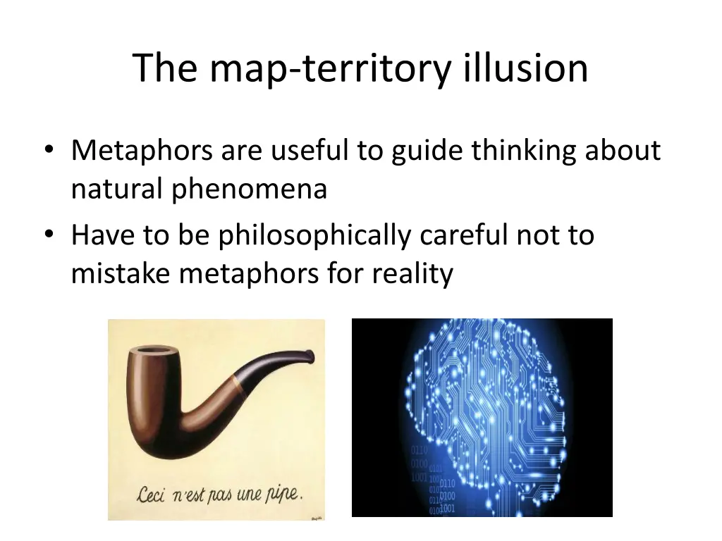 the map territory illusion