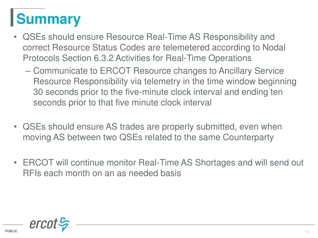 summary qses should ensure resource real time