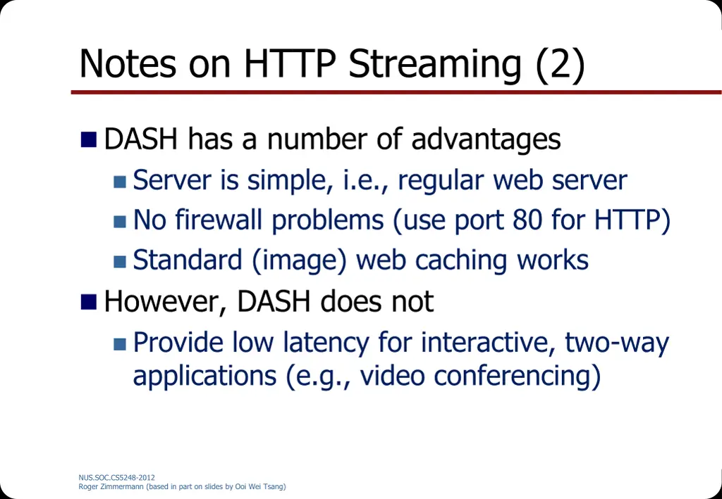 notes on http streaming 2